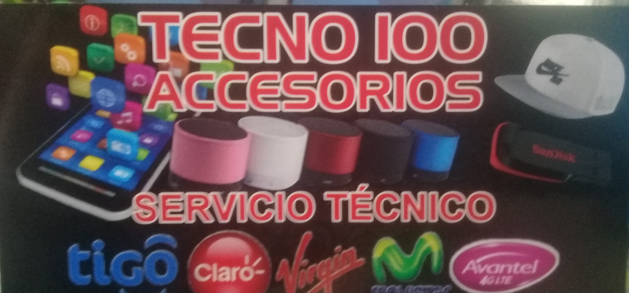 Tecno 100 accesorios