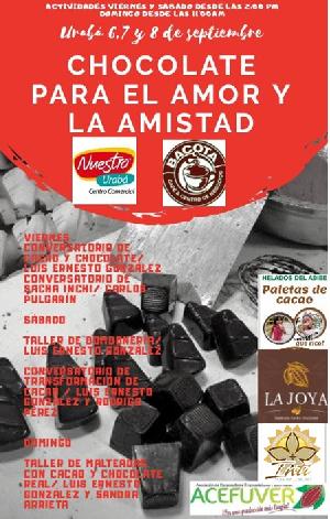 Evento Chocolate para el amor y la amistad