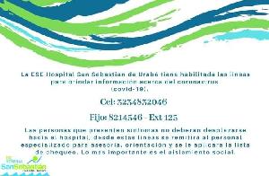 Evento Atención de urgencias por Coronavirus  COVID-19