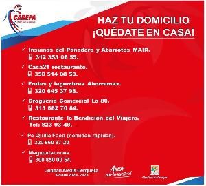 Evento Pedir domicilios en el municipio de Carepa, Antioquia