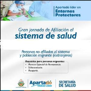 Evento Jornada de Afiliación al Sistema de Salud